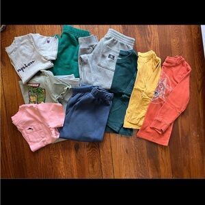 Boys 4T Clothing Bundle | Joggers, Tees & Long Sleeves | 10 Pieces